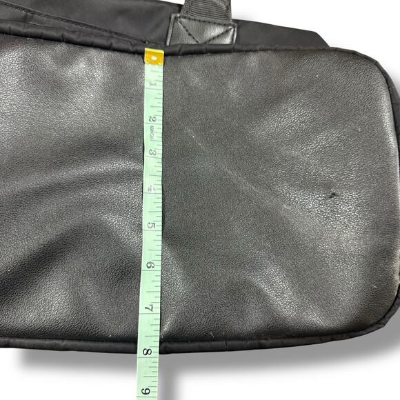 Juicy Couture Weekender Duffle Tote Bag Black Nylon Daisy Floral Logo Y2K Style - Picture 16 of 16